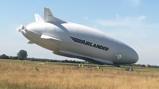 Airlander 10 crash closeup amp slow motion [upl. by Noval]