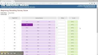 Live Assess  The Grouping Matrix [upl. by Ittam]