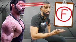 Myron Gaines  NO IDEA How to Train Workout Reaction [upl. by Ahsiyk583]