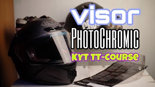 Visor Photochromic KYT TTCourse [upl. by Ahsenit]