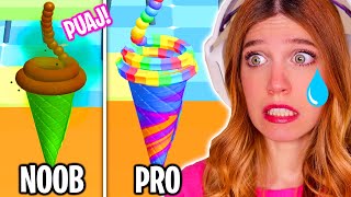 PREPARO los HELADOS MÁS RAROS del MUNDO 🍦 Jugando a Dessert DIY  Laia Oli Juegos [upl. by Haisej789]