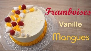 Je pâtisse un entremet mangue vanille framboise [upl. by Daffy]