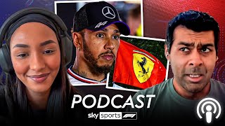 Is Lewis Hamiltons form worrying Ferrari 🤔  Sky Sports F1 Podcast [upl. by Ahcsatan]