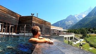 The Best Spa in ALL OF EUROPE  QC Terme  CHAMONIX FRANCE [upl. by Thevenot]