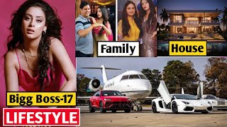 Isha Malviya Lifestyle 2023 Bigg Boss 17 Age Boyfriend Family Net worth Biography [upl. by Attenrev]