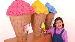 Ellie and Wendy Ice Cream Surprise Adventure Sweet Treats amp Lessons Learned [upl. by Herahab]