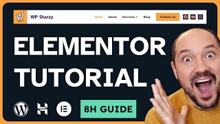 Elementor Tutorial 2024  How To Create a Website with WordPress and Elementor PRO Tutorial 8H [upl. by Sebbie534]