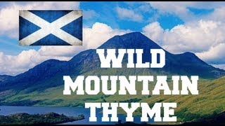 ♫ Wild Mountain Thyme  Sarah Calderwood ♫ LYRICS [upl. by Esinrahs101]