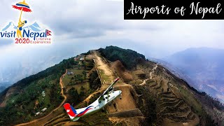 Airports of Nepal new and updated [upl. by Tohcnarf]