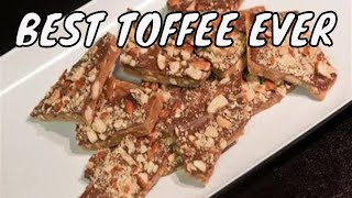 TOFFEE with Almonds n Chocolate 12  Toffee Recipes [upl. by Cordelia187]