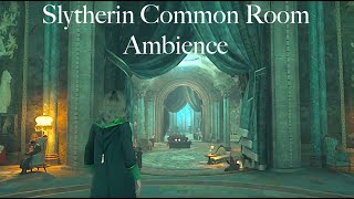 Exploring Slytherin Common Room  Hogwarts Legacy Tour ambience [upl. by Gerianna]