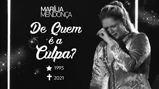 Marília Mendonça Se Emociona Ao Cantar quotDe Quem É A Culpaquot [upl. by Ellehcem]