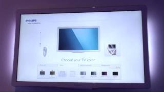 Philips design your own TV  IFA 2010 Raw video [upl. by Alien]