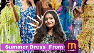 Meesho Summer Dress Haul 2024 💥🛍️ [upl. by Gnuy]