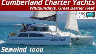 Whitsundays bareboats Whitsundays Seawind 1000 KickNBack Sailing Catamaran [upl. by Arhna]