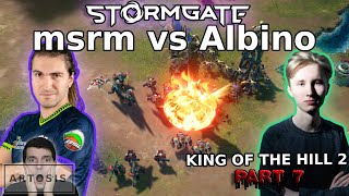 IMP PUSH  msrm vs Albino  KOTH G7  Storm Gate [upl. by Aitnwahs89]