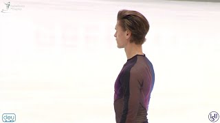 Deniss Vasiljevs – 2024 Nebelhorn Trophy SP [upl. by Jeffers]