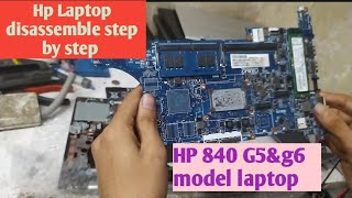 HOW TO DISASSEMBLE HP LAPTOP  MODEL HP 840G5ampG6DISASSAMBLE ONE BY ONE EASILY [upl. by Glaser]