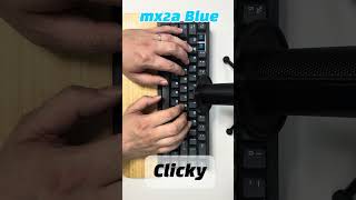 MECHANICAL KEY SWITCHES  LINEAR VS TACTILE VS CLICKY  Cherry mx2a mechanicalkeyboard typing [upl. by Adiam848]