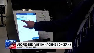 Testing voting machines in Craighead County [upl. by Atal]