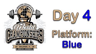 World Masters Weightlifting Championships  Day 4  Blue Platform [upl. by Rosalia]