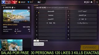 SALAS POR PASE ELITE FREE FIRE EN VIVO REGION EEUU FREE FIRE EN VIVO [upl. by Glenn]