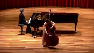 Koussevitzky  Chanson Triste CSU Bass Day  Mikyung Sung double bass Susan Hoskins piano [upl. by Sonaj]