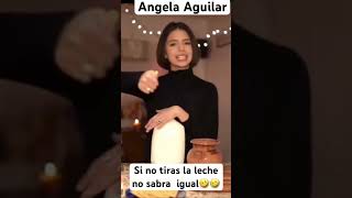 Ángela Aguilar una rara México Americana preparando chocolate la Abuelita con canela y Chantilly [upl. by Godden]