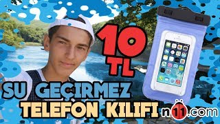 Su Geçirmez Telefon Kılıfı İncelemesi  Denizde Video Çektik  n11com [upl. by Eecram836]