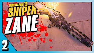 Borderlands 3  Snipers Only Zane Challenge  Day 2 [upl. by Ahsikit]