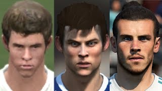 Gareth Bale evolution FIFA 07  FIFA 18 [upl. by Margit]