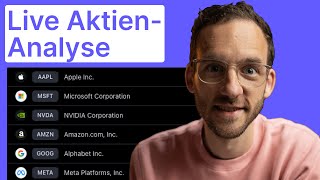 LIVE AktienAnalyse – Welche Aktien du auf dem Radar haben solltest [upl. by Orin]