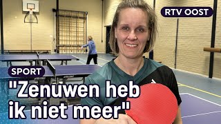 Evelien 44 behoort tot de beste tafeltennissers van ons land dit is haar geheim  RTV Oost [upl. by Keslie987]