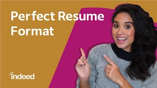 How to Format a Resume for Success in 5 Easy Steps  Indeed Career Tips [upl. by Atinuahs]