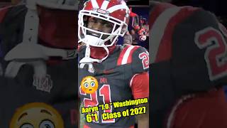 Aaryn “JO” Washington with the Big Time INT 🏈 6’1”  Class of 2027 Mater Dei HS vs St John Bosco [upl. by Barvick]