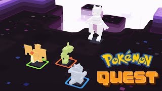 Pokémon Quest  FINAL BIG BOSS MEWTWO in Last Level Chamber of Legends [upl. by Jorrie]