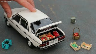 118 MercedesBenz W123 200E 1982 white  Norev Unboxing [upl. by Ainsley]