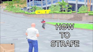 How to strafe on fivem GLifeV3all serverSTRAFE TP [upl. by Ecurb]