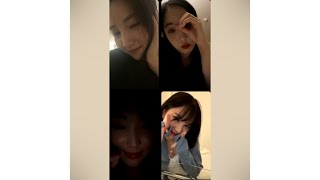 유주 YUJU sings quotSo Silly 눈치없긴quot ft SOWON SINB EUNHA on IG Live [upl. by Ilek]