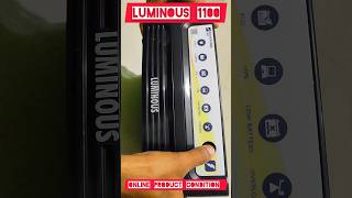 Luminous inverter 1100 shorts inverter luminus battery 150 trimogyan online products viral [upl. by Odella391]