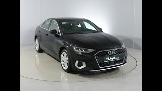 AUDI A3 30 TFSI Sport 4dr S Tronic 2020Lloyd Motors [upl. by Nadruoj]