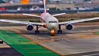 RARE delta 767400 BCRF livery take off  KSANKATL [upl. by Anatole]