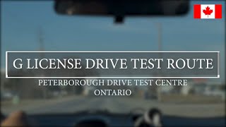 Peterborough G License Drive Test  Full Route amp Tips on How to Pass Your Driving Test  I [upl. by Amliw]