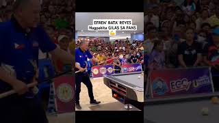 Efren Bata Reyes nagpakita gilas sa FANS 💪🎱 subscribe kmjsbilliard [upl. by Holmann]