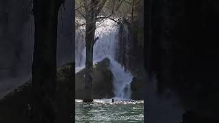 Waterfall Wonderland Kravica in Bosnia waterfall kravicawaterfalls kravicewaterfalls nature4k [upl. by Lybis]