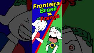 A maior fronteira da França frança brasil fronteira geografia [upl. by Adelpho]