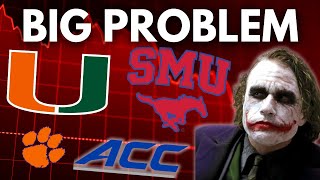 ACC TROUBLE has Miami SMU amp Clemson WORRIED [upl. by Albina]