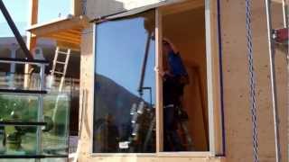 Costruzione case in legno masiccio  Casa Salute Bolzano  Video Neuer Firmensitz CasaSalute [upl. by Roderich484]