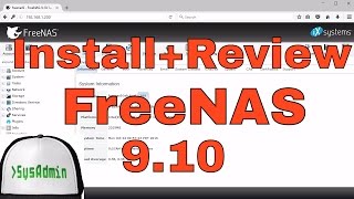 How to Install and Configure FreeNAS 910 Storage  Review on VMware Workstation Tutorial HD [upl. by Isiah]