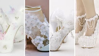 Beautiful flower heels wedding collection for Girls 💖💖💖 [upl. by Nol414]